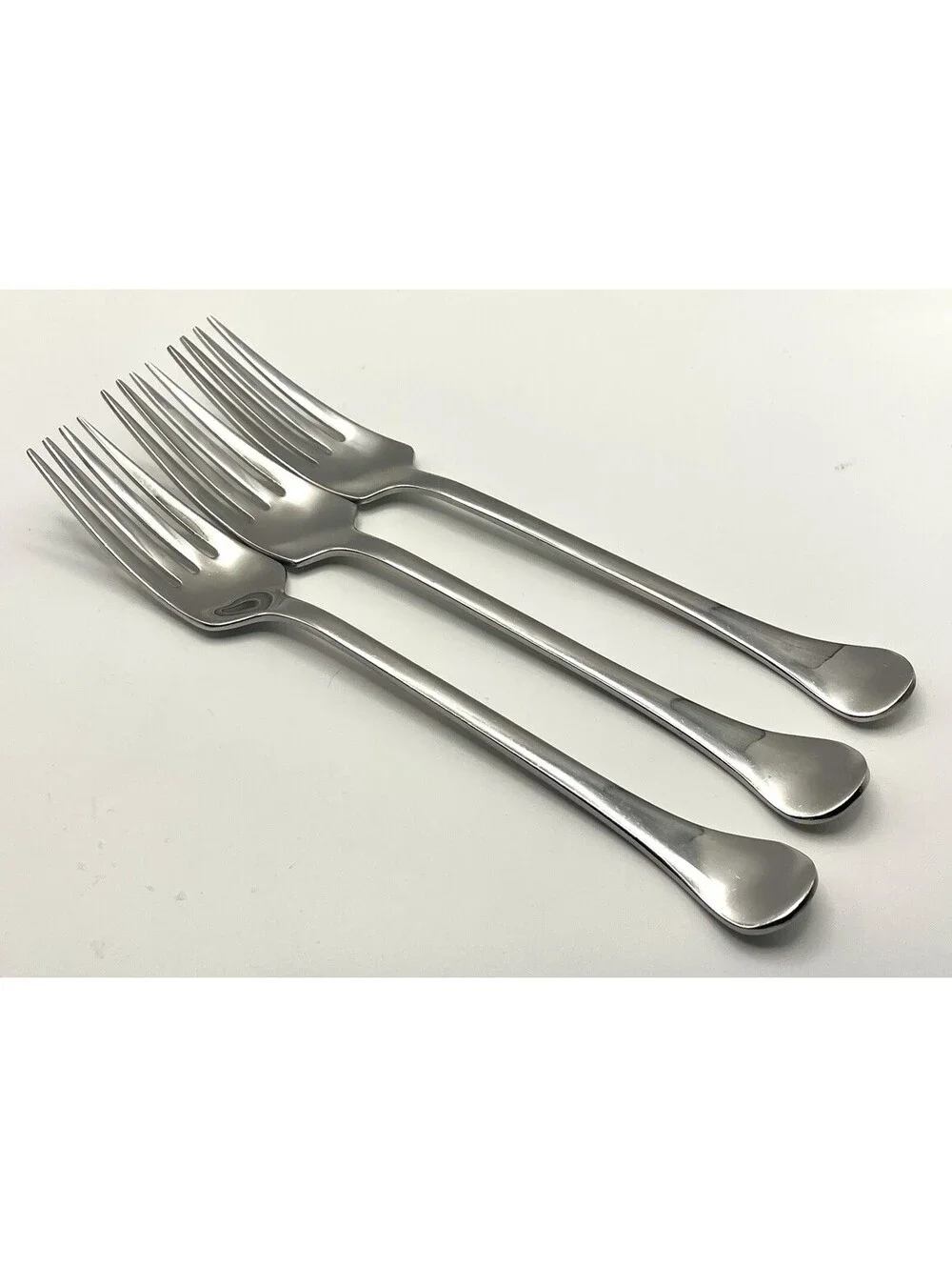 (3) Dansk KOBENHAVEN II 18/10 Stainless Glossy China Salad Fork Lot ~ 7 5/8”